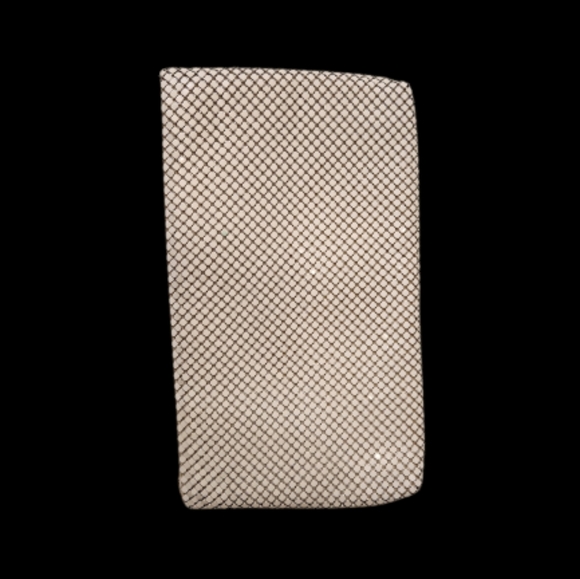 NWOT Vintage Whiting & Davis Off White Mesh Bag. - Picture 4 of 7